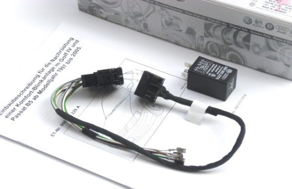 3x flashing VW comfort indicators (Golf 4, Bora, Passat) retrofit kit